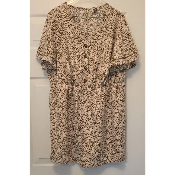 Shein Curve Romper Womens Size 3XL Animal Print - Picture 1 of 12